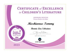 Purple DragonFly Awards - Honorable Mention, "Picture Books 6 & Older"